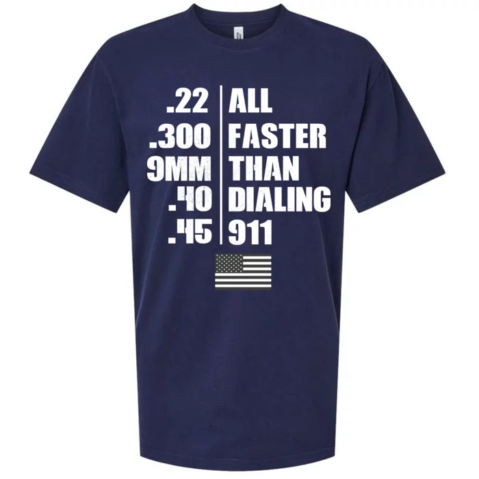 All Faster Than Dialing 911 Sueded Cloud Jersey T-Shirt