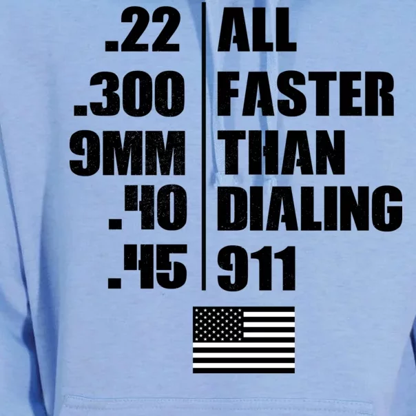 All Faster Than Dialing 911 Unisex Surf Hoodie