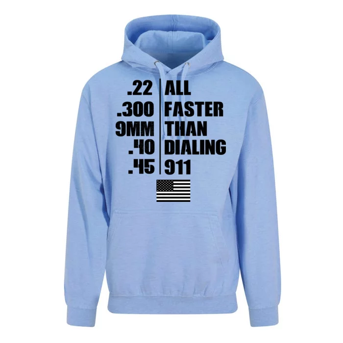 All Faster Than Dialing 911 Unisex Surf Hoodie