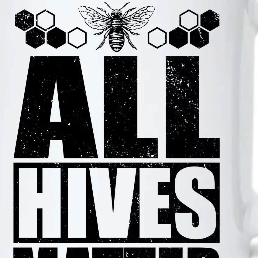 All Hives Matter Save The Bees Black Color Changing Mug