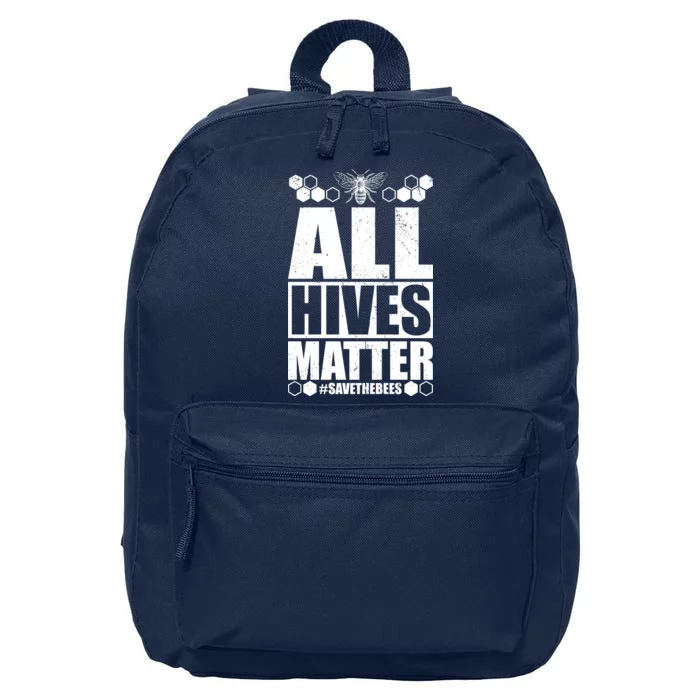 All Hives Matter Save The Bees 16 in Basic Backpack