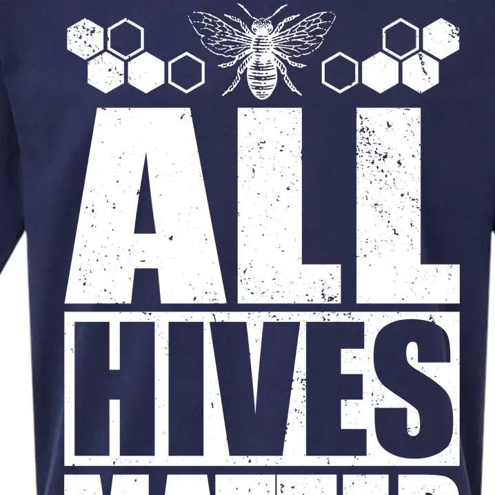 All Hives Matter Save The Bees Sueded Cloud Jersey T-Shirt