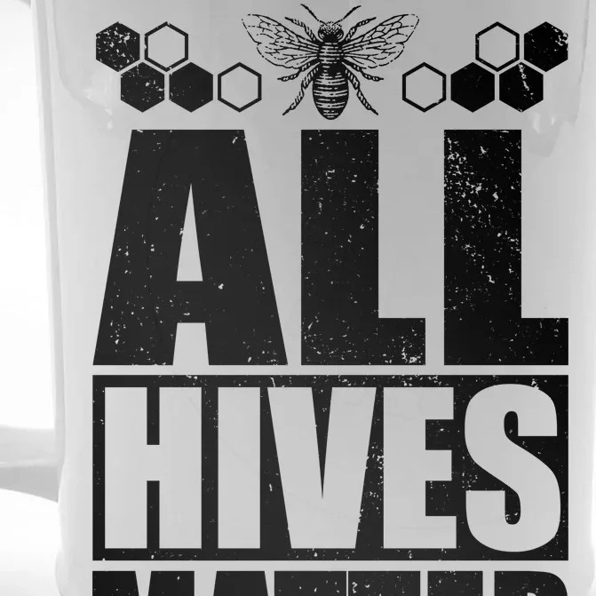 All Hives Matter Save The Bees Front & Back Beer Stein