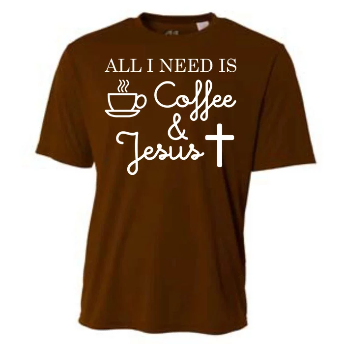 All I Need is Coffee and Jesus Cooling Performance Crew T-Shirt