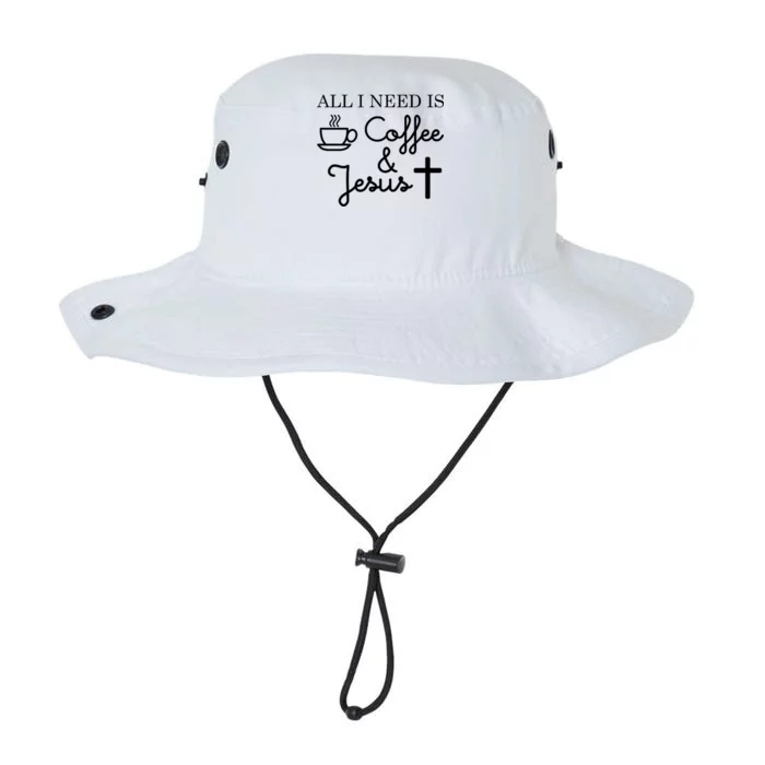 All I Need is Coffee and Jesus Legacy Cool Fit Booney Bucket Hat