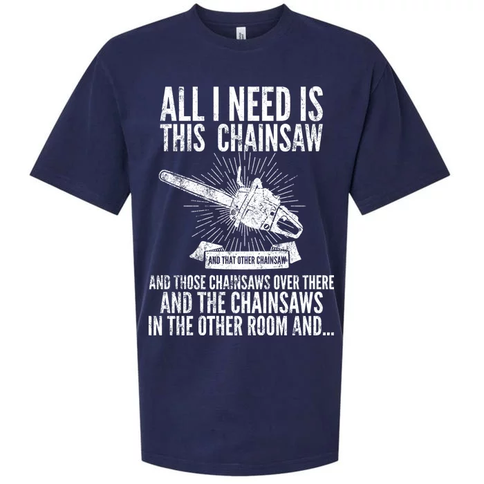 All I Need Is This Chainsaws Sueded Cloud Jersey T-Shirt