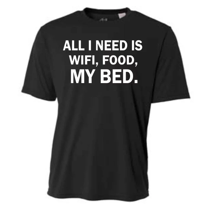 All I Need Is Wifi Food Cooling Performance Crew T-Shirt