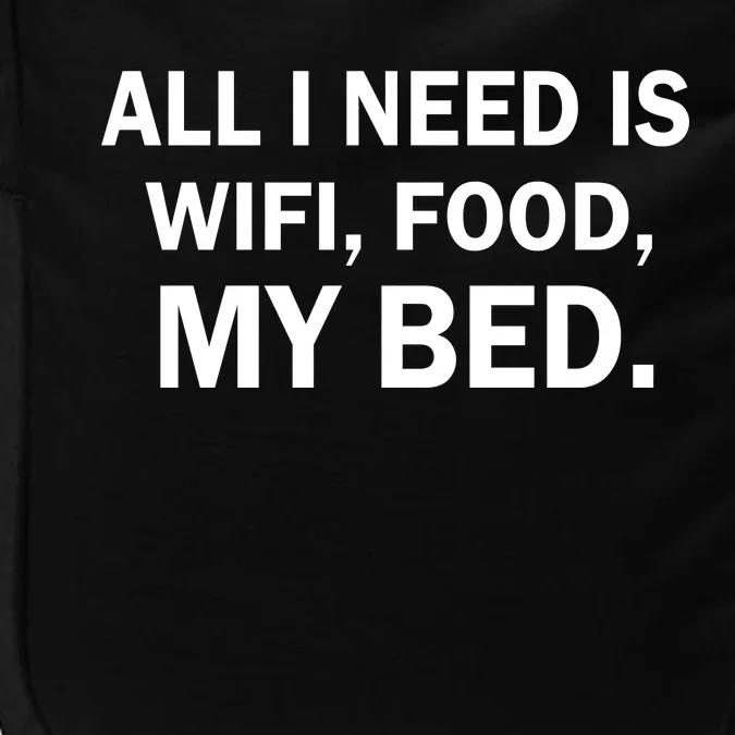 All I Need Is Wifi Food Impact Tech Backpack