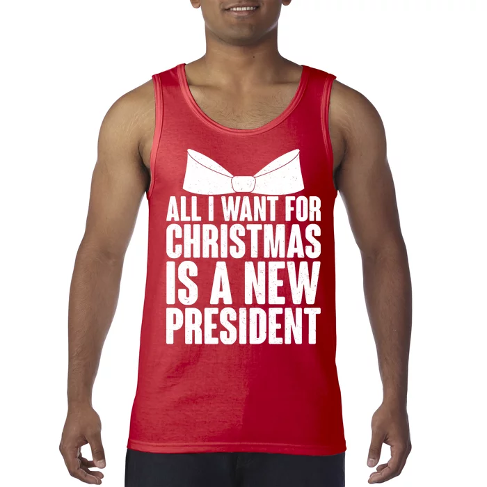 All I Want For Christmas Is A New President Tank Top