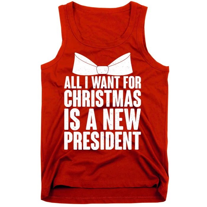 All I Want For Christmas Is A New President Tank Top