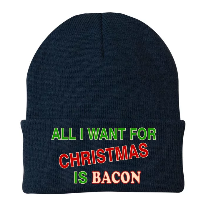 All I Want For Christmas Is Bacon Knit Cap Winter Beanie