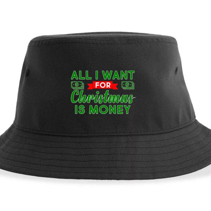 All I Want for Christmas is Money Sustainable Bucket Hat