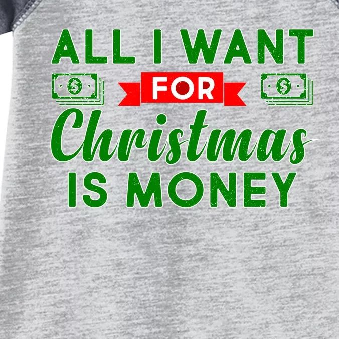 All I Want for Christmas is Money Infant Baby Jersey Bodysuit