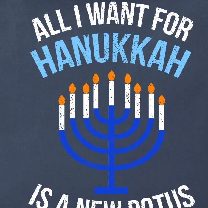 All I Want For Hanukkah Is A New Potus Zip Tote Bag