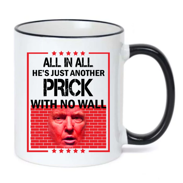 All In All He's Just Another Prick With No Wall Black Color Changing Mug