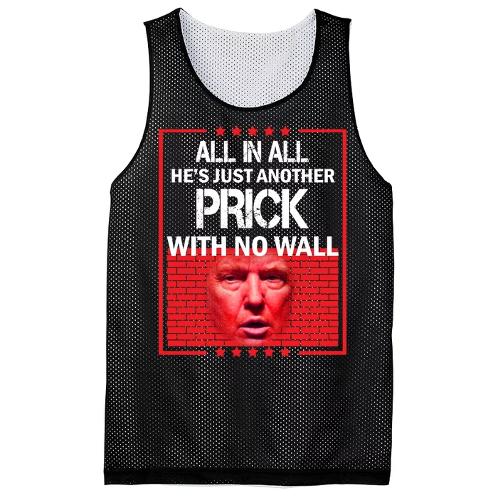 All In All He's Just Another Prick With No Wall Mesh Reversible Basketball Jersey Tank