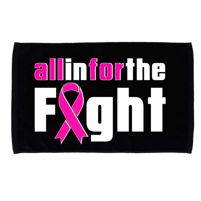 All In For The Fight Breast Cancer Awareness Microfiber Hand Towel