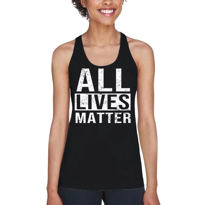 All Lives Matter Women's Racerback Tank