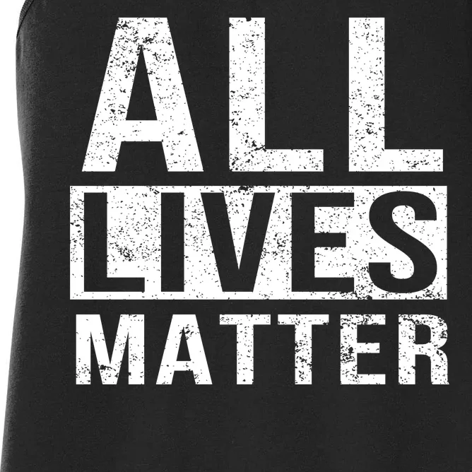 All Lives Matter Women's Racerback Tank