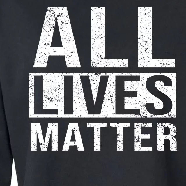 All Lives Matter Cropped Pullover Crew