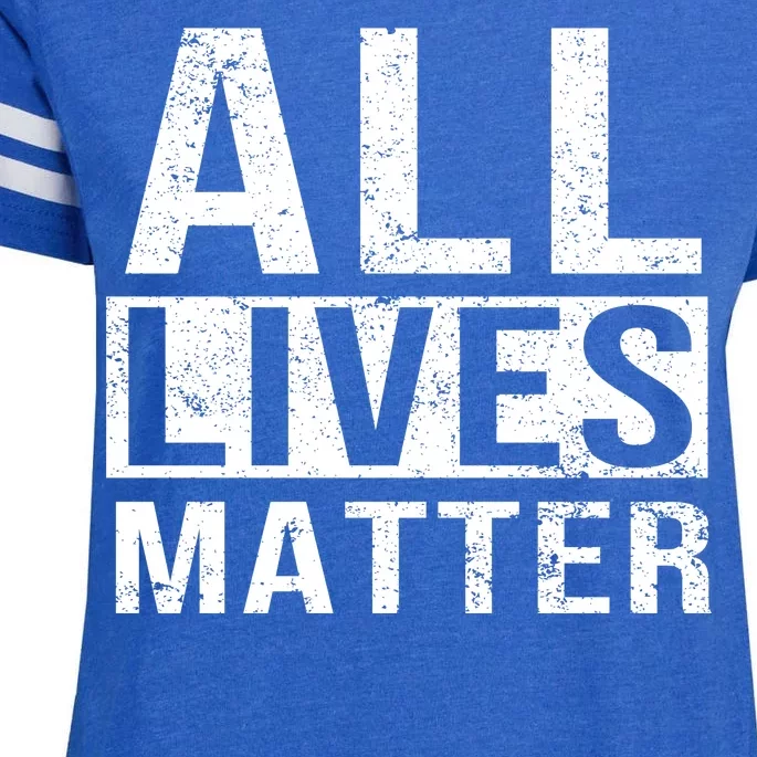 All Lives Matter Enza Ladies Jersey Football T-Shirt