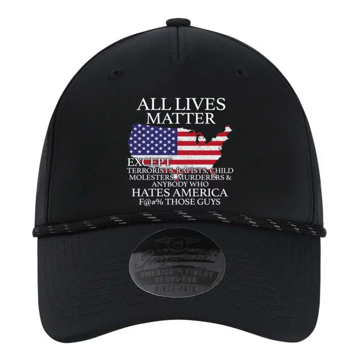 All Lives Matter EXCEPT Pro American Performance The Dyno Cap