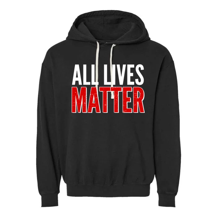 All Lives Matter Protest Garment-Dyed Fleece Hoodie