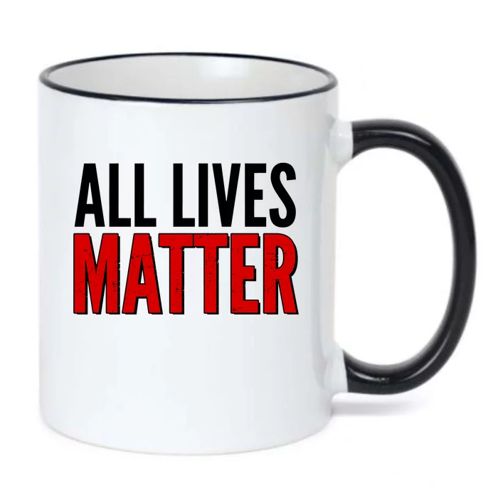 All Lives Matter Protest Black Color Changing Mug