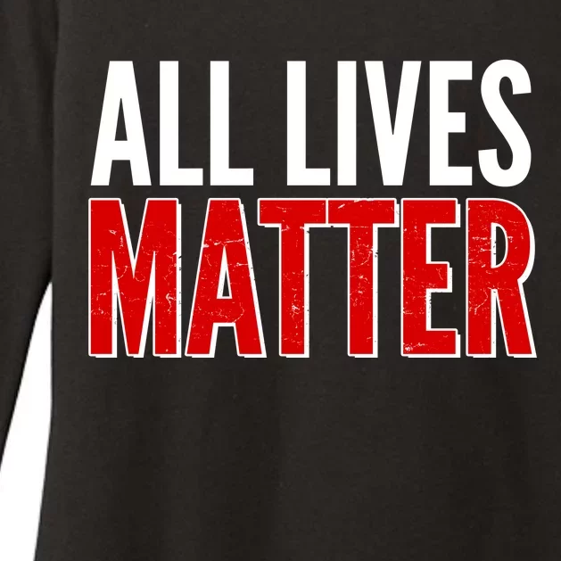 All Lives Matter Protest Womens CVC Long Sleeve Shirt