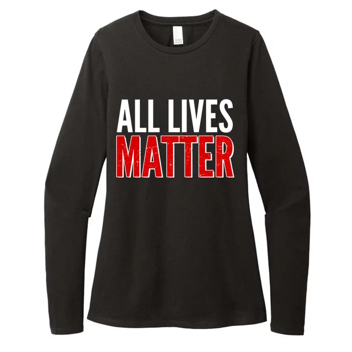 All Lives Matter Protest Womens CVC Long Sleeve Shirt