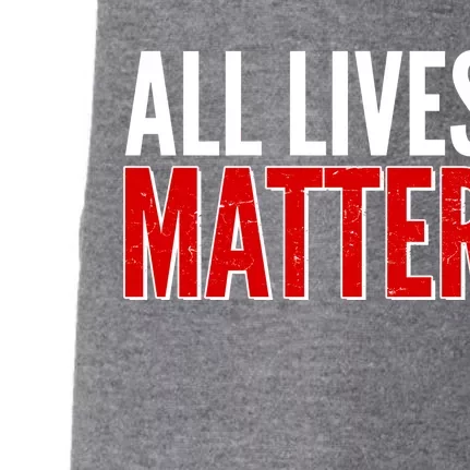 All Lives Matter Protest Doggie 3-End Fleece Hoodie