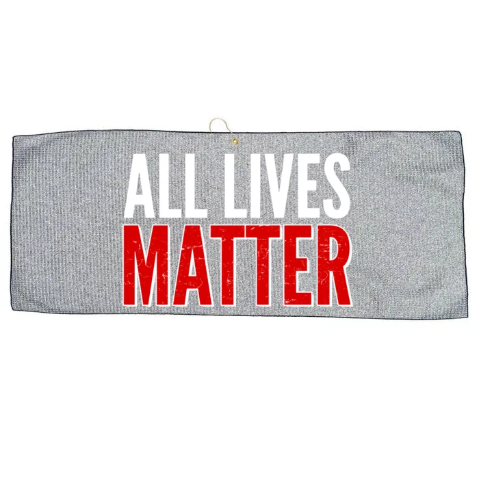 All Lives Matter Protest Large Microfiber Waffle Golf Towel