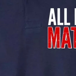 All Lives Matter Protest Softstyle Adult Sport Polo