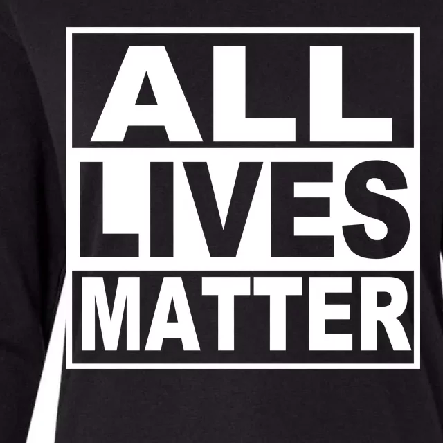 All Lives Matter Support Everyone Womens Cotton Relaxed Long Sleeve T-Shirt