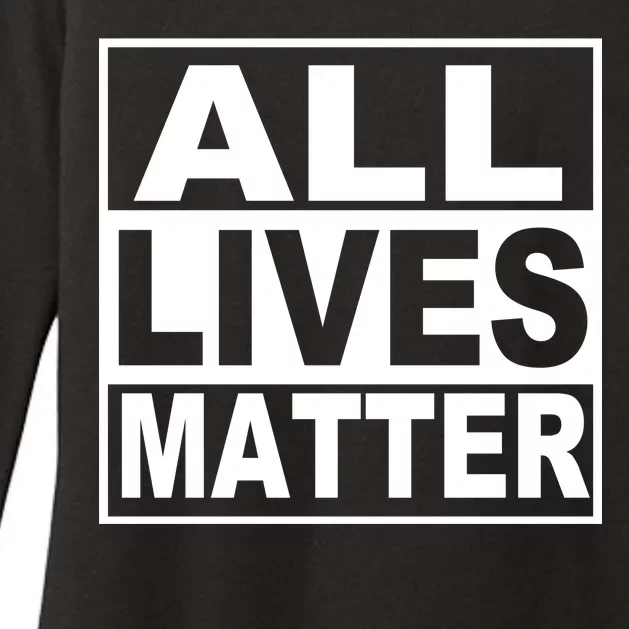 All Lives Matter Support Everyone Womens CVC Long Sleeve Shirt