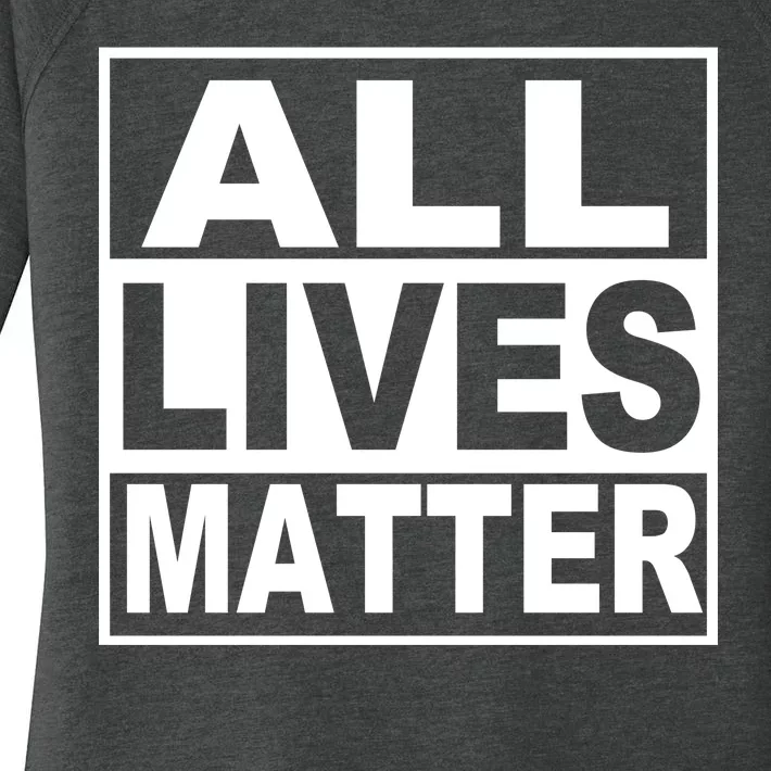 All Lives Matter Support Everyone Women's Perfect Tri Tunic Long Sleeve Shirt