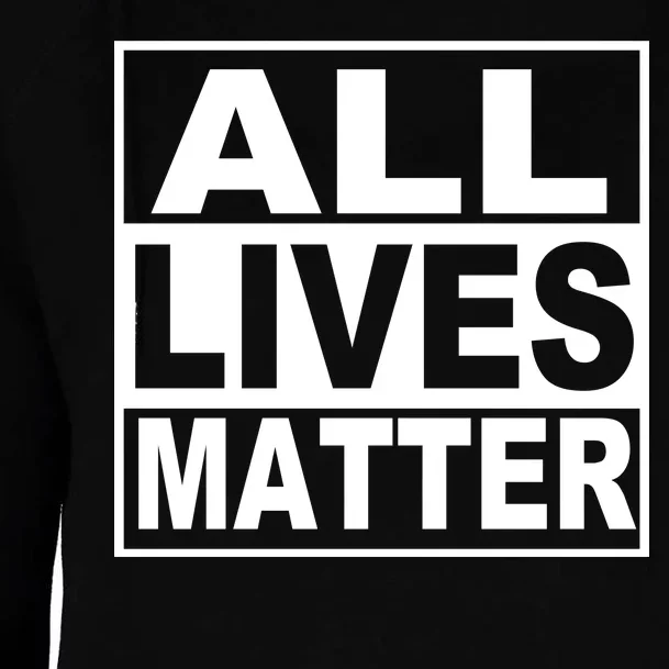 All Lives Matter Support Everyone Womens Funnel Neck Pullover Hood