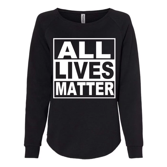 All Lives Matter Support Everyone Womens California Wash Sweatshirt