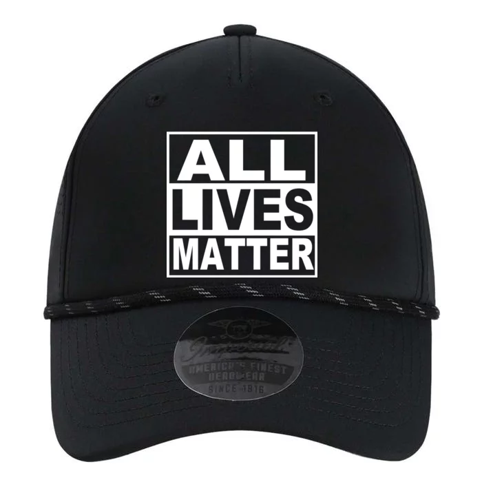 All Lives Matter Support Everyone Performance The Dyno Cap