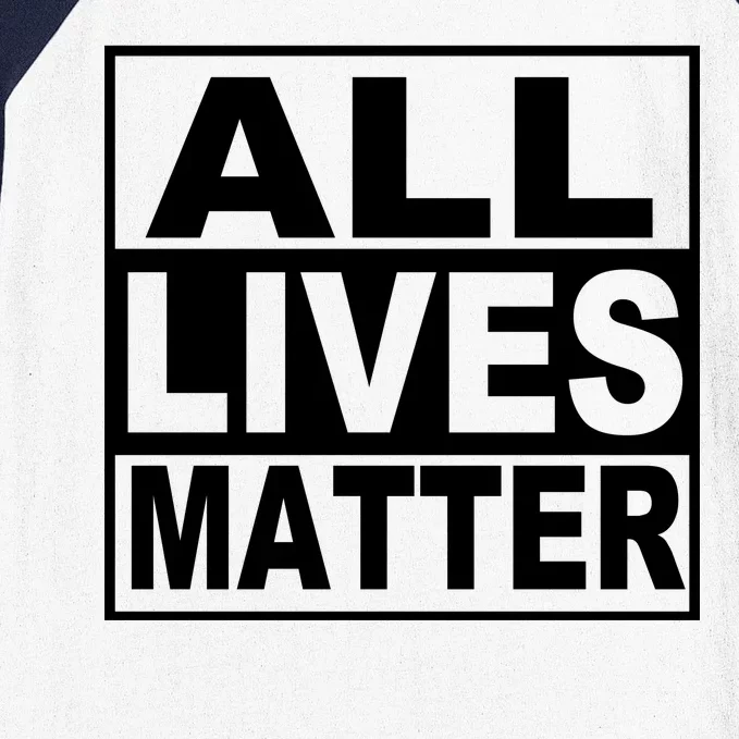 All Lives Matter Support Everyone Baseball Sleeve Shirt