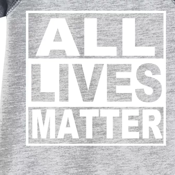 All Lives Matter Support Everyone Infant Baby Jersey Bodysuit