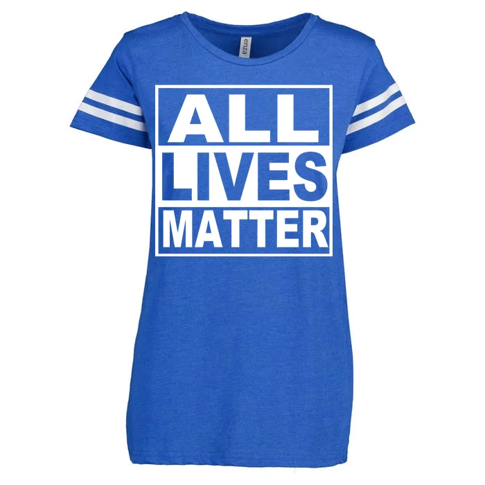 All Lives Matter Support Everyone Enza Ladies Jersey Football T-Shirt