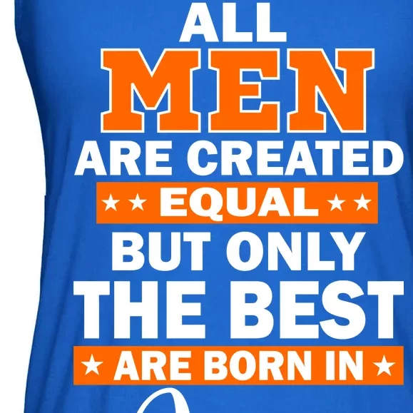 All Men Are Created Equal The Best Are Born In June Ladies Essential Flowy Tank