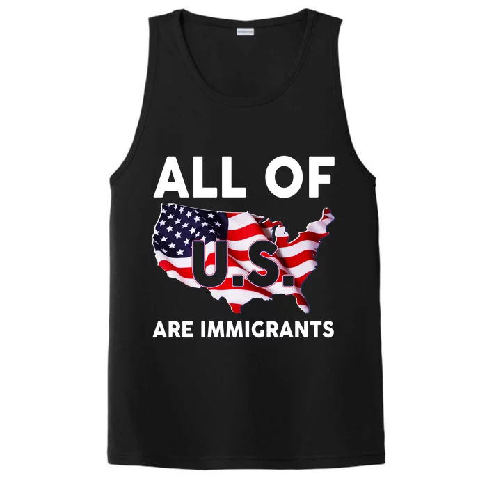 All Of Us Are Immigrants Performance Tank