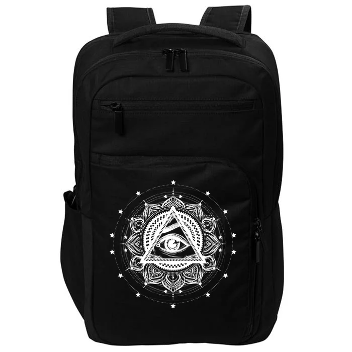 All Seeing Eye Hypnosis Psychic Impact Tech Backpack