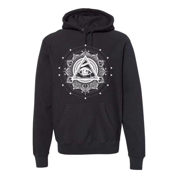 All Seeing Eye Hypnosis Psychic Premium Hoodie