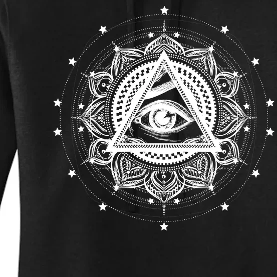 All Seeing Eye Hypnosis Psychic Women's Pullover Hoodie