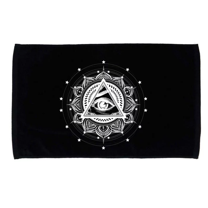 All Seeing Eye Hypnosis Psychic Microfiber Hand Towel