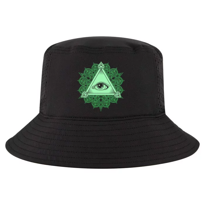 All Seeing Pyramid Eye Cool Comfort Performance Bucket Hat