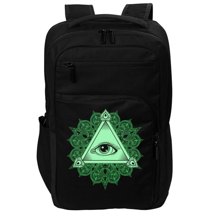 All Seeing Pyramid Eye Impact Tech Backpack